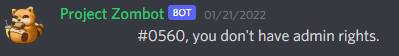 Project Zomboid Discord Bot Project Zomboid Bot   Permissions 